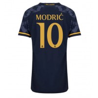 Real Madrid Luka Modric #10 Fotballklær Bortedrakt Dame 2023-24 Kortermet